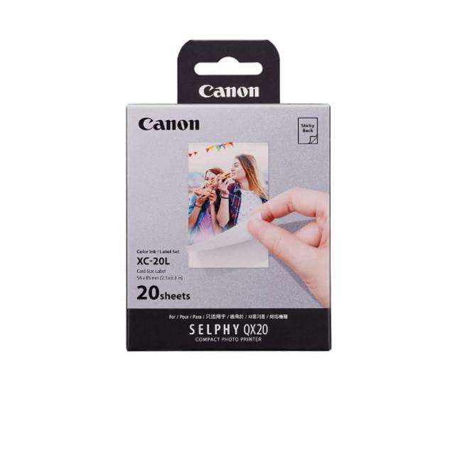 【Canon】XC-20L 捷運卡尺寸貼紙 相印紙 QX20 專用(60入)