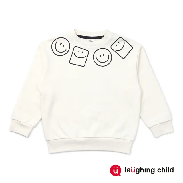【laughing child】童裝-LAY AND PING人物衛衣(2色)