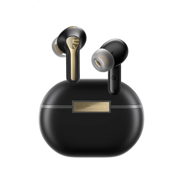  Soundpeats Capsule 3 Pro+ 是高品質藍芽無線耳機，採用入耳式設計，具備防水防潑水功能，適合日常使用。支援藍芽 5.3 傳輸，內建麥克風，相容 Android 和 iOS 系統。單耳機僅約 5g，充電盒加兩耳機約 48g，輕巧舒適。TYPE-C 輸入端子，一年保固，產地中國，NCC 認證 CCAH24LP9310T8，BSMI R3D127。 