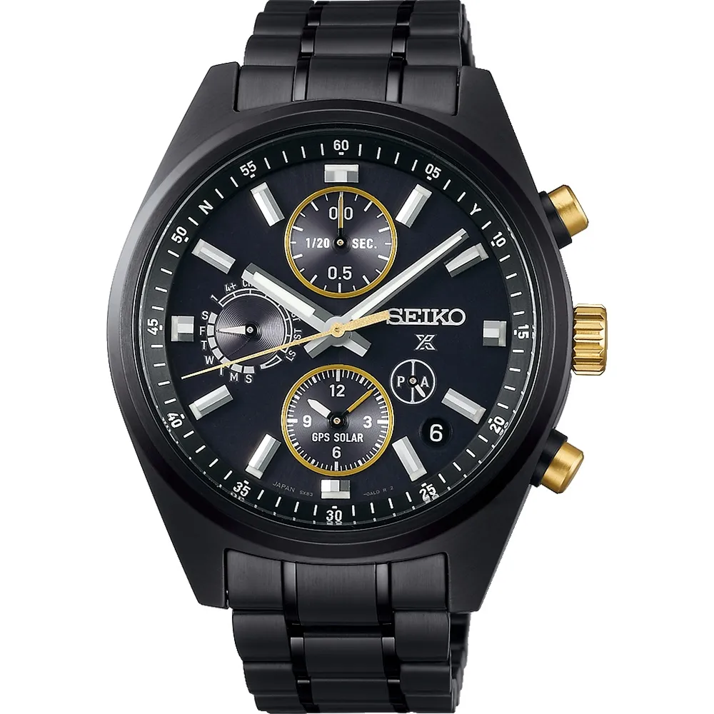 【SEIKO 精工】GPS太陽能雙時區計時手錶 雙11優惠(5X83-0AJ0SD/SSH169J1)
