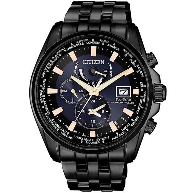 CITIZEN 星辰 海中晨曦亞洲限定款 光動能電波錶 雙11特惠(AT9039-51L)