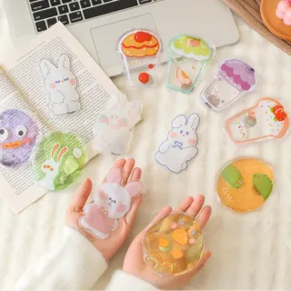 【Dagebeno荷生活】可重複使用小巧便攜暖暖包 快速升溫舒適手感創意造型暖手寶(12入)