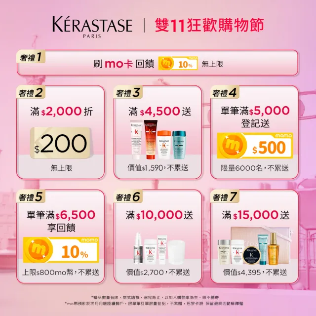 【KERASTASE 巴黎卡詩】全新黑鑽極萃逆時組(髮油/護髮油/洗髮精/深層修護/柔順/玫瑰/香氛)