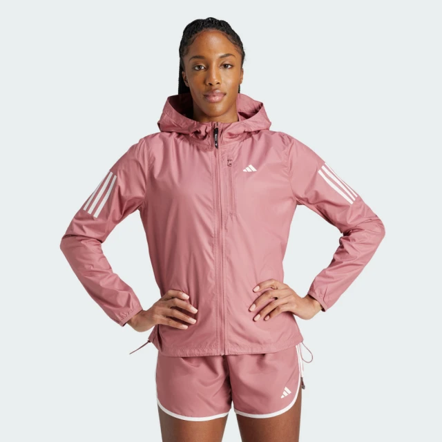 adidas 愛迪達 外套 女款 運動連帽外套 OTR B JKT 粉 IM5403(S2817)