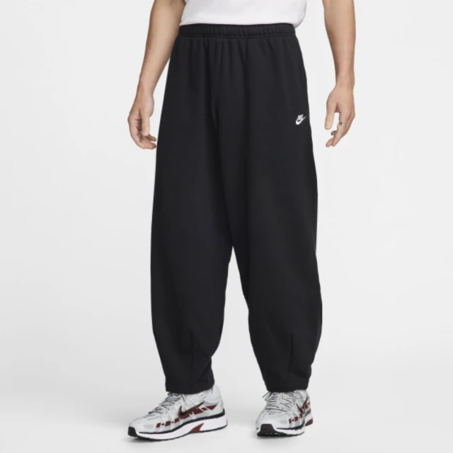 NIKE 耐吉 長褲 男款 運動褲 超寬鬆 毛圈布 AS M NK CLUB FT OVERSIZED PANT 黑 HJ1823-010