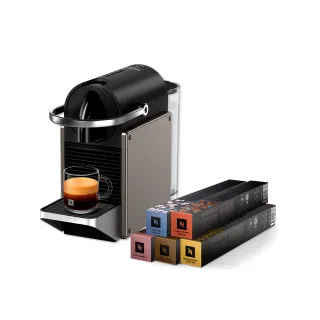 【Nespresso】膠囊咖啡機 Pixie(訂製咖啡時光50顆組)