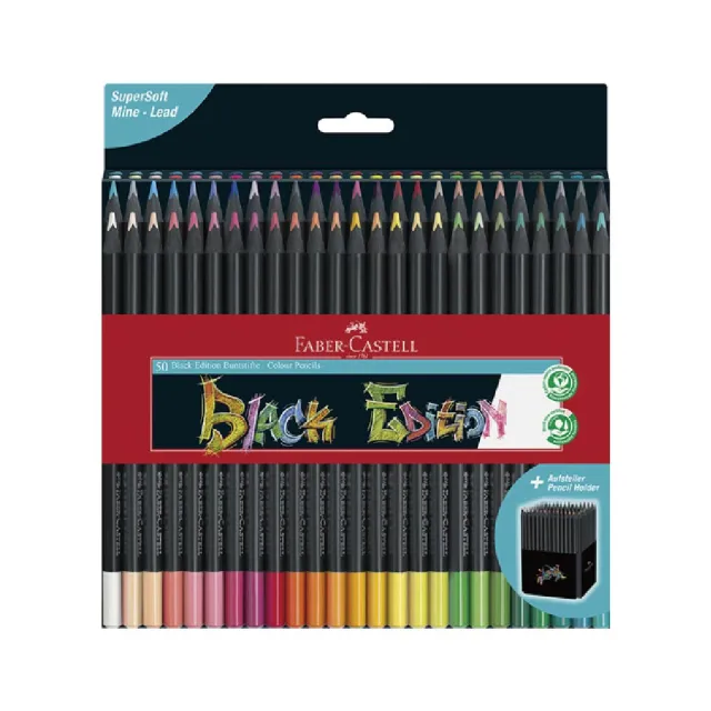 【Faber-Castell】黑旋風極軟 油性色鉛筆 50色/盒 116450