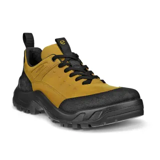 【ecco】OFFROAD M 越野戶外防水休閒運動鞋 男鞋(黑色/橄欖綠 82235458277)