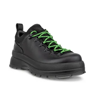 【ecco】TRACK 30 M 蹤跡戶外厚底防水運動鞋 男鞋(黑色 55061451052)