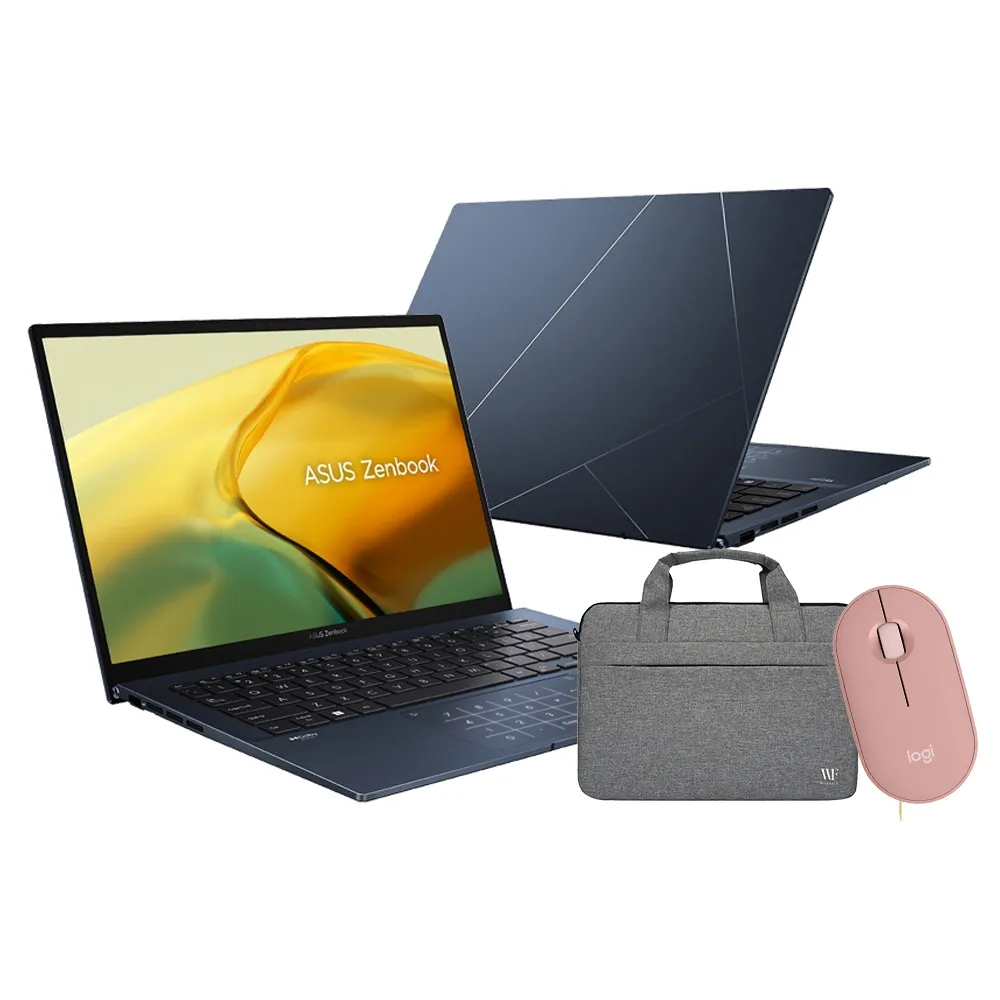 【ASUS】筆電包/滑鼠組★14吋i5輕薄筆電(ZenBook UX3402VA/i5-13500H/16G/512G SSD/W11/EVO/2.5K)