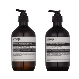 【Aesop】手部清潔露500ml 雙入組(多款選/國際航空版)