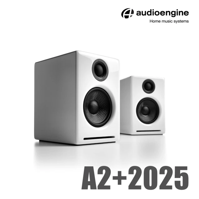 Audioengine Audioengine A2+ 2025升級版 主動式立體聲藍牙書架喇叭(白)