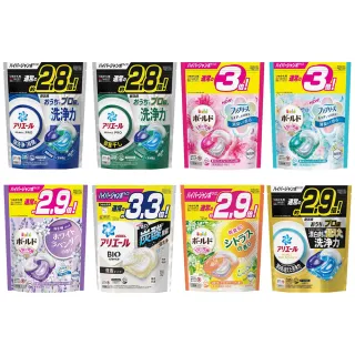 【P&G】日本進口 新改良4D袋裝洗衣球26/31/32/39入(多款任選/平行輸入)
