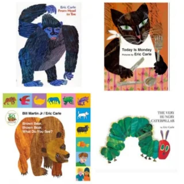 【麥克兒童外文書店】Eric Carle 經典故事集(兒童英文硬頁童書)