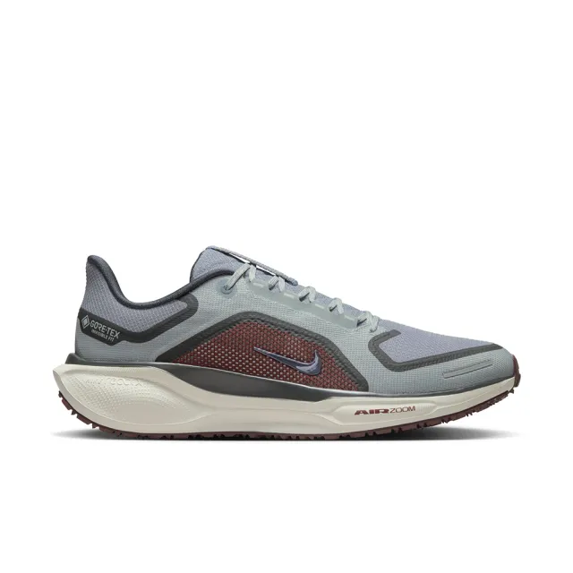 【NIKE 耐吉】慢跑鞋 男鞋 運動鞋 緩震 防潑水 AIR ZM PEGASUS 41 GTX 灰咖啡 FQ1356-003(3R3583)