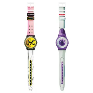 【SWATCH】七龍珠Z聯名錶-普烏/弗利沙 經典手錶/男錶/女錶/瑞士製造/綜合賣場(34mm)