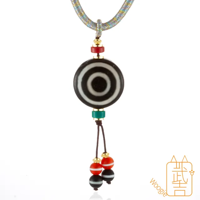 Woogie武吉珠寶】羊板眼天珠項鍊(一線23mm) - momo購物網- 好評推薦