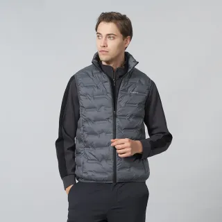 【pierre cardin 皮爾卡登】休閒服飾 男款 都會休閒保暖羽絨背心-灰色(5245371-98)