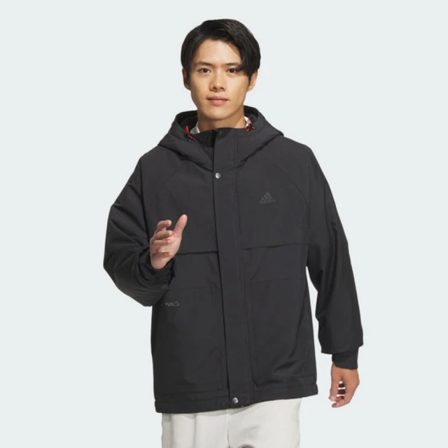 adidas 愛迪達 外套 男款 運動連帽外套 防風 保暖 亞規 TH WARM JKT 黑 JI8680(S2840)