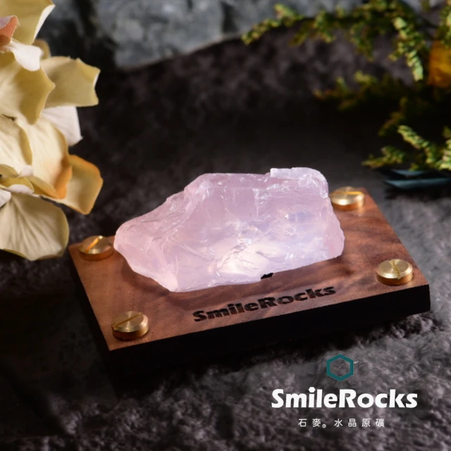 SmileRocks 石麥 石麥水晶原礦 莫三比克芙蓉水晶原礦 No.6227411700(SmilePad 6X9底板)