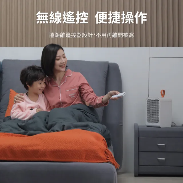 【Philips 飛利浦】1500W 迷你暖手寶 電暖器 二合1 -可遙控(AHR2124FM)