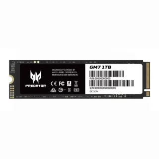 【Acer 宏碁】Predator GM7 1TB M.2 PCIe Gen4 ssd固態硬碟 5年保固(最高讀取7200MB/s)