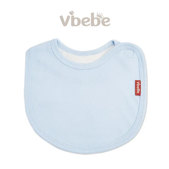 【Vibebe 官方直營】嬰幼兒小圍兜2入組(台灣製 透氣 嬰兒口水巾 嬰兒圍兜 吃飯圍兜 副食品圍兜)