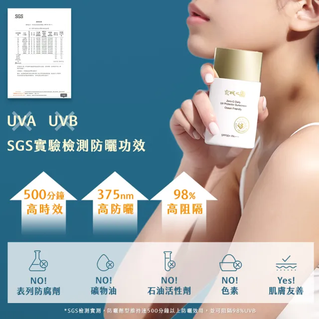 【牛爾京城之霜】★新上市 零重力海洋友善輕膚防曬乳SPF50+PA+++50ml(不黏膩/不悶/不曬黑)