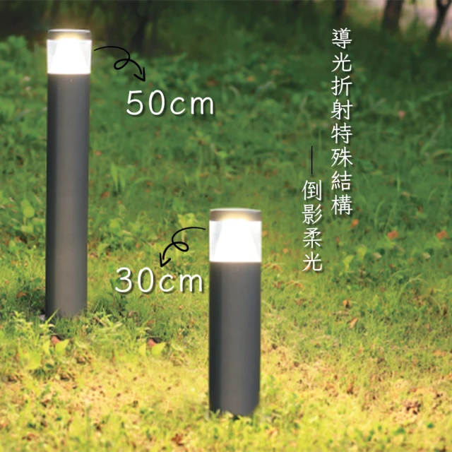 DanceLight 舞光 舞光原廠授權 威廉草皮燈 30cm(戶外防水燈 庭園燈 IP防護等級 簡約風格)