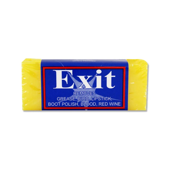 澳洲Exit Soap 植萃居家萬用清潔衣物布織品神奇去漬皂50g/入(污漬淨化衣領袖口髒污洗滌皂去污除垢肥皂)