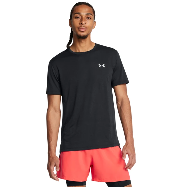 UNDER ARMOUR UA 男 Launch Camo 短袖T-Shirt_1386681-001(黑色)