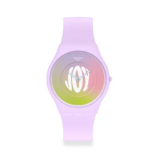 【SWATCH】SKIN超薄系列手錶 TIME FOR JOY 男錶 女錶 瑞士錶 錶(34mm)