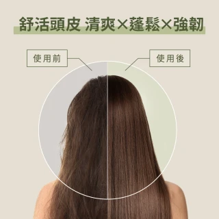 【Hair Recipe】綠茶柚子洗護髮組(洗髮精530ml+頭皮髮膜6入)髮的食譜/髮的料理