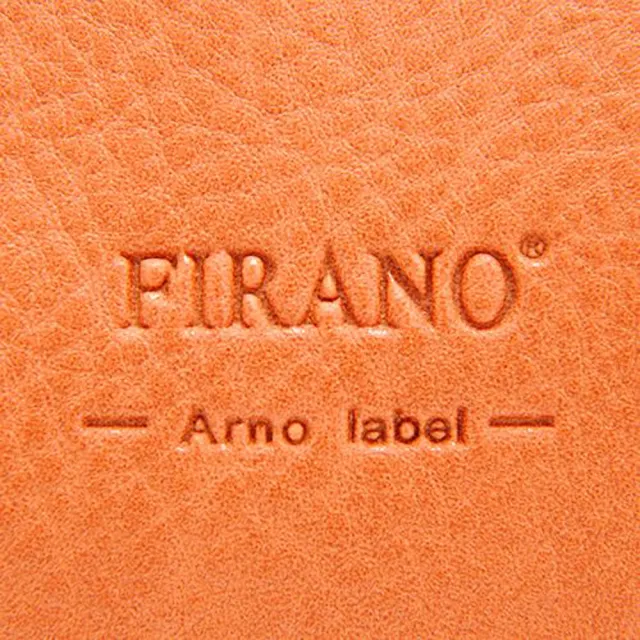 【FIRANO】雙11 BEIGE 軟皮革附斜背包磁扣三層小手提包(卡其米)
