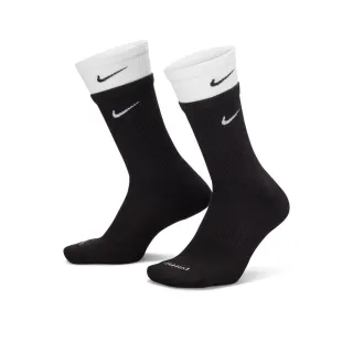 【NIKE 耐吉】長筒襪 雙層設計 單雙入_男_黑色_U NK EVERYDAY PLUS CUSH CREW(DD2795011)