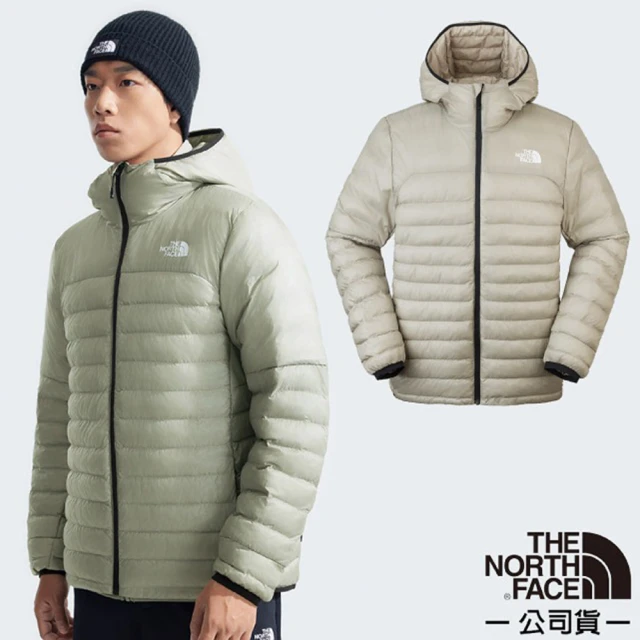 The North Face 男 ThermoBall 極輕量暖魔球保暖羽絨連帽外套.夾克(83UF-1I4 陶土灰)