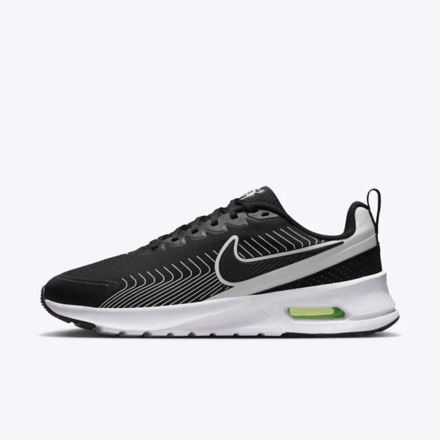 NIKE 耐吉 Air Max Nuaxis 男 休閒鞋 運動 基本款 透氣 氣墊 緩震 黑白綠(FD4329-005)