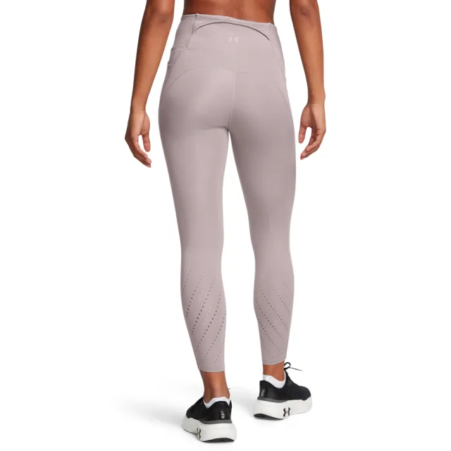 【UNDER ARMOUR】UA 女 Launch Elite涼感系列 緊身九分褲_1383367-015(灰紫色)