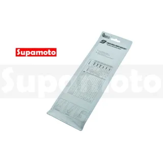 【Supamoto】加長內六角扳手(手工具/DIY/9件組/套裝/球形/六角)