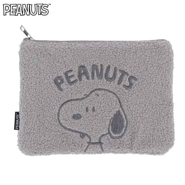 【SNOOPY 史努比】史努比花生漫畫大絨毛化妝包(洗漱包 收納包)