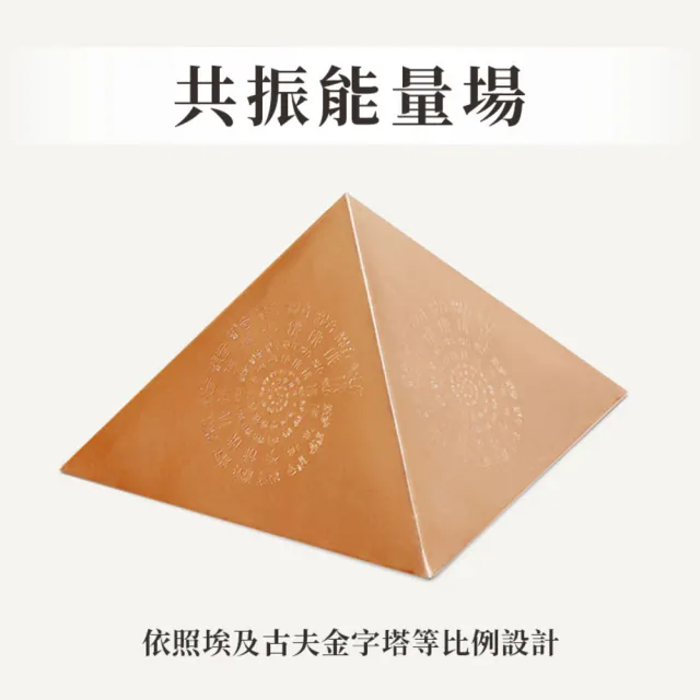 【Aqive 氣機科技】銅金字塔 ☆定空間能量結界|官方直營(空間擺件/淨化/穩定氣場/能量增幅/水晶礦石淨化)