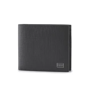 【PORTER INTERNATIONAL】沉穩風尚LOFTY真皮雙折短夾(灰)