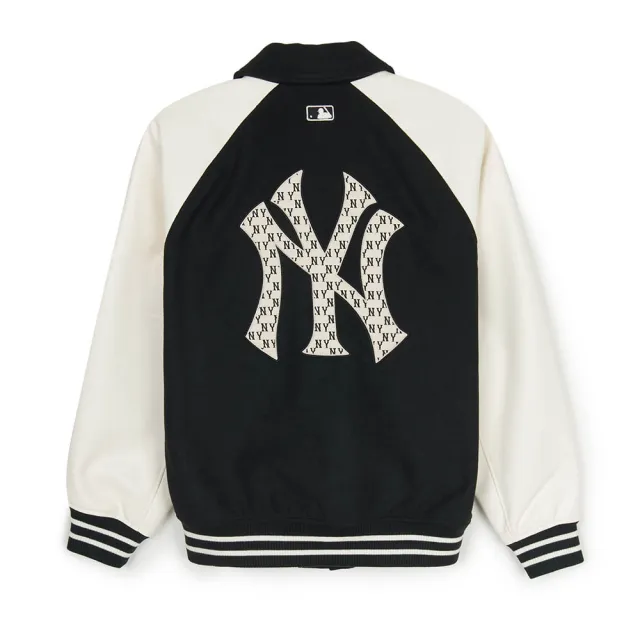 【MLB】夾克外套 棒球外套 Monogram系列 紐約洋基隊(3AJPM1146-50BKS)
