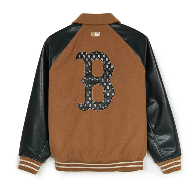 【MLB】夾克外套 棒球外套 Monogram系列 紐約洋基隊(3AJPM1146-50BKS)