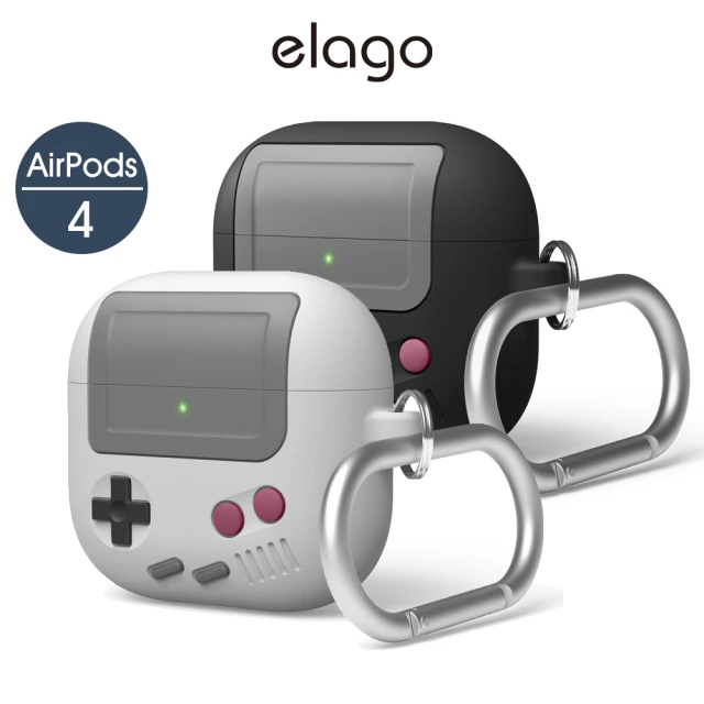 Elago AirPods 4 AW5經典遊戲機耳機殼(防撞/防摔)