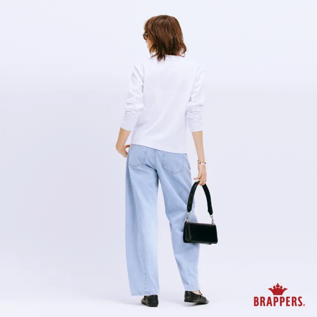 【BRAPPERS】女款 NEW CHIC印花圓領T(米白)
