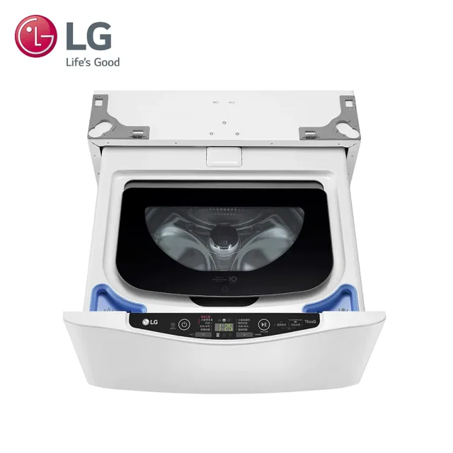 【LG 樂金】58H快配13+2公斤TWINWash◆WiFi蒸洗脫變頻滾筒洗衣機+蒸洗脫迷你洗◆白(WD-S13VBW+WT-SD201AHW)