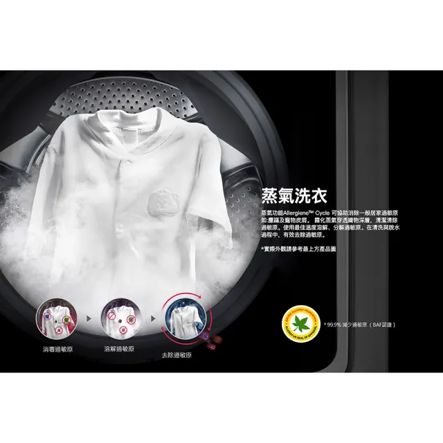 【LG 樂金】家電快配13+2公斤TWINWash◆WiFi蒸洗脫變頻滾筒洗衣機+蒸洗脫迷你洗◆白WD-S13VBW+WT-SD201AHW