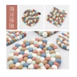 【BANNIES】尼泊爾 手作羊毛氈直徑10公分杯墊 精選12色(家用 杯墊 野餐 擺設 居家 時尚 配件)