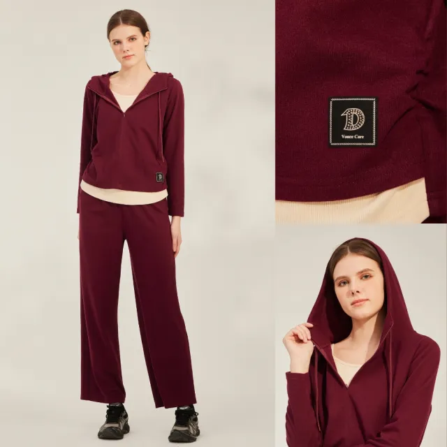 YASA 雲朵絨輕暖刷毛休閒套裝